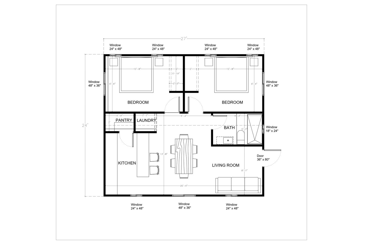 Planta arquitectónica Tubac