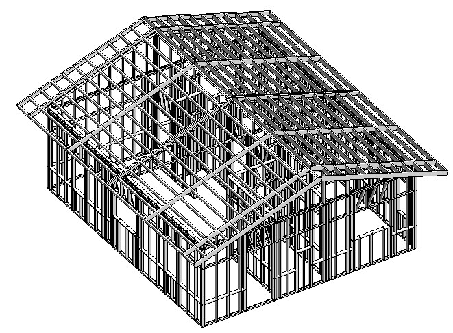 Estructura de acero galvanizado de una ADU MaxSpace Homes
